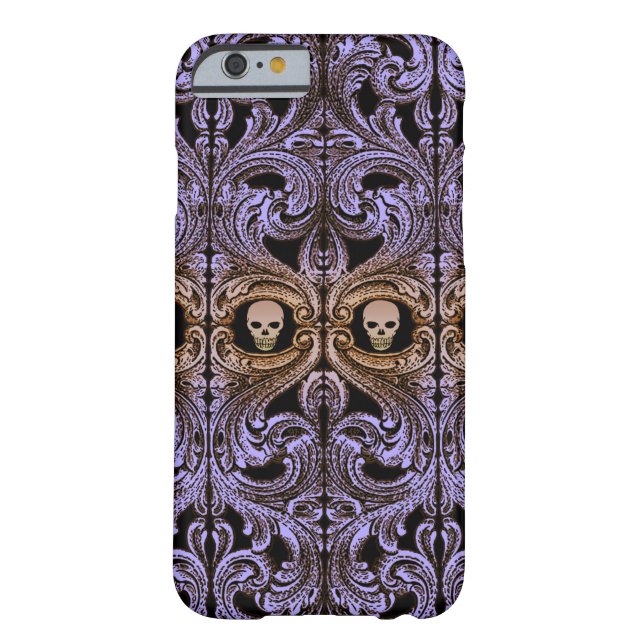 Goth Lila Ornamet with Skull (Baksidan)