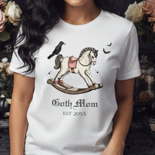 Goth Mamma Rosa Victorian Rocking Horse T Shirt