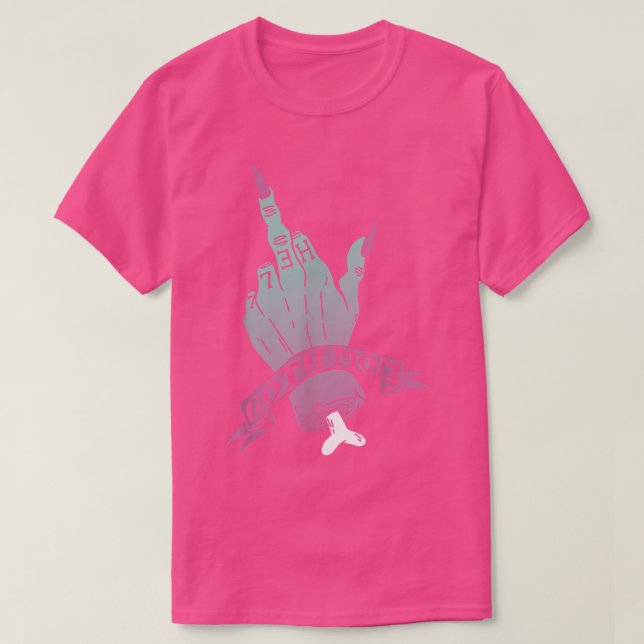 Goth Mamma Skeleton Hand Gothic Mor  T Shirt (Design framsida)