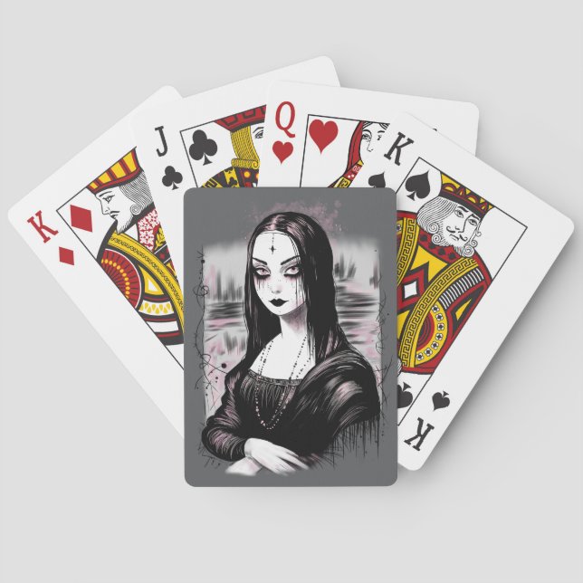 Goth Mona Lisa Casinokort (Baksidan)