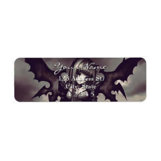 Goth Mörk Anime Fairy Returadress Etikett