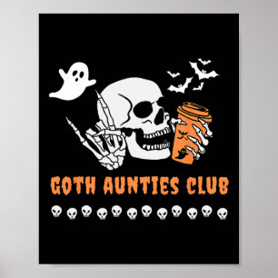 Goth Mostra Klubb Faster Halloween Kuslig Gotisk S Poster