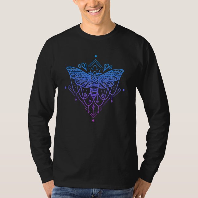 Goth Moth  T Shirt (Framsida)