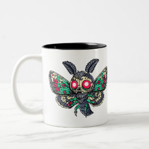 Goth Moth Två-Tonad Mugg