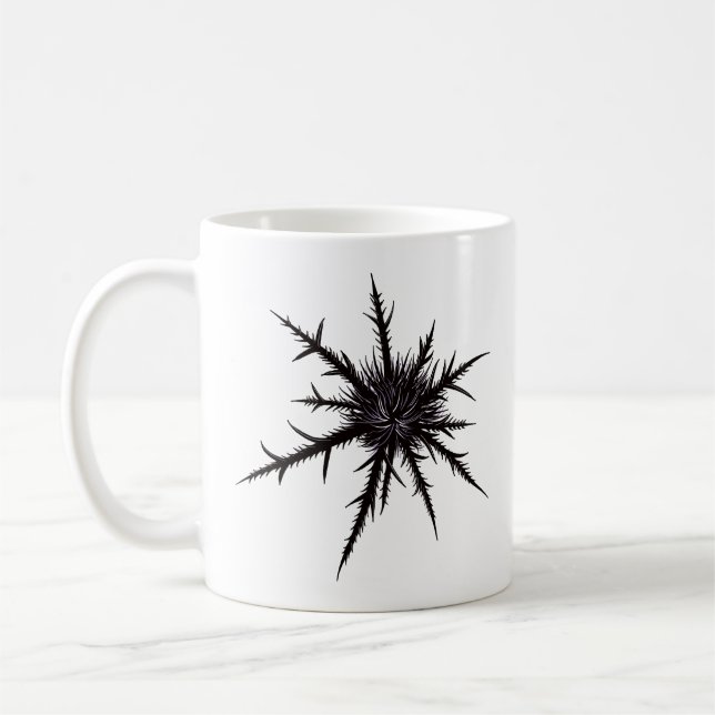 Goth Nature Älskare Dry Thistle Kaffemugg (Vänster)