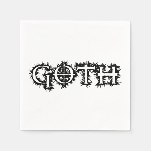Goth Pappersservett (Framsidan)