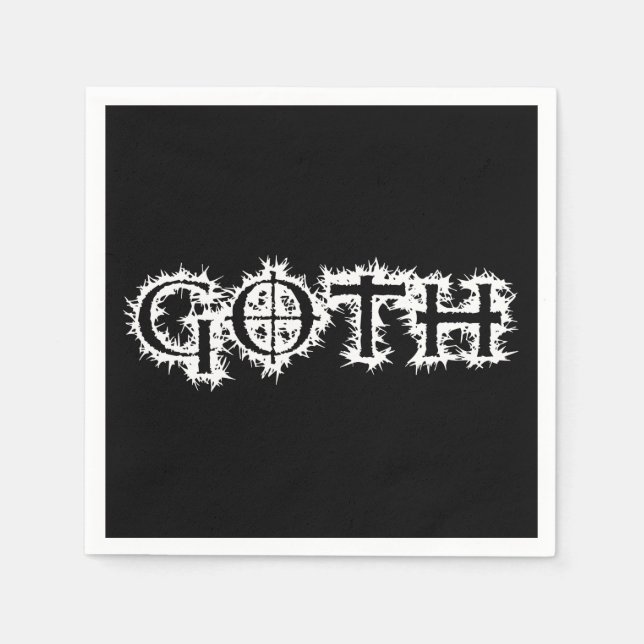 Goth Pappersservett (Framsidan)