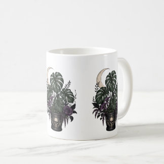 Goth Plant Mama Monstera Halvmåne Gotisk Växt Kaffemugg