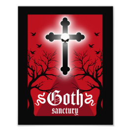 Goth Post Punk Mode Fototryck