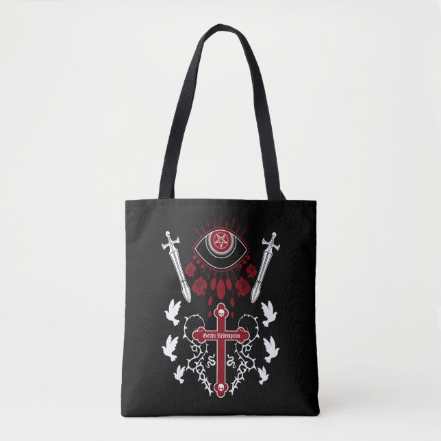 Goth Post Punk Mode Tygkasse (Framsida)