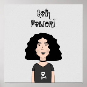 Goth Power Poster
