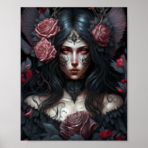 Goth Princess Gothic Fantasy Art Poster