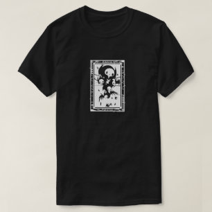 Goth Punk kuslig grafisk ändlös patiensskjorta Tröja
