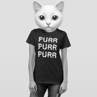 GOTH PUNK PURR PURR PURR KATTUNGE SHIRT T