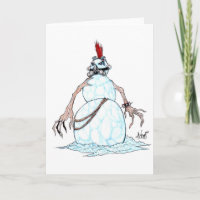 Goth Punk Snögubbe