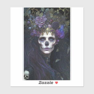 Goth Queen Fantasy Art Klistermärken