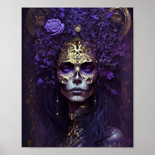 Goth Queen Fantasy Art Poster