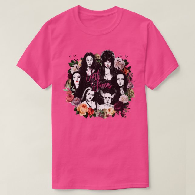 Goth Queens Elvira T Shirt (Design framsida)