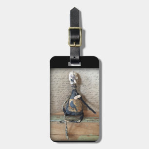 Goth Raven Kråka Art Luggage Travel ID Märkre Labe Bagagebricka