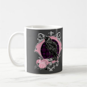 Goth Raven Ro Ram Kaffemugg