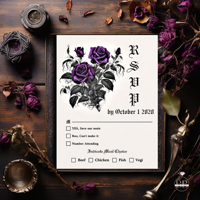 Goth Ro Deep Amethyst Lila OSA kort (Skapare uppladdad)