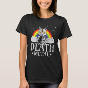 Goth Rock Satan Katt För Konserter Festivaler Deat T Shirt