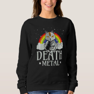Goth Rock Satan Katt För Konserter Festivaler Deat T Shirt