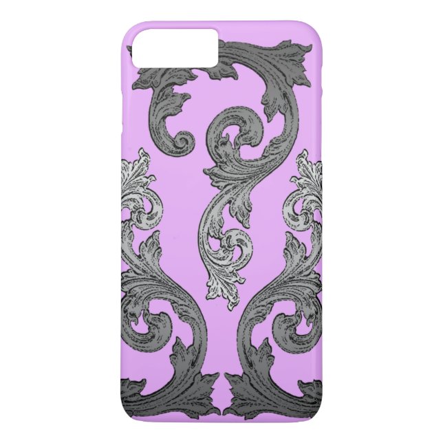 Goth Rosa and Grått Elegant Design (Baksida)