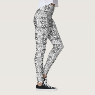 GOTH SER INGET EVIL CEMETERY SKELETON LEGGINGS Rep