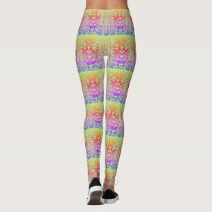 GOTH SER INGET ONT KYRKOGÅRD SKELETTBYXOR Upprepa Leggings