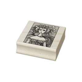 GOTH SJÖJUNGFRU FANTASY GUBBER FRIMÄRKE *Anpassa Stämpel