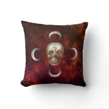 Goth Skull och Måne Celestial