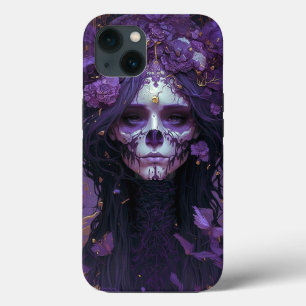 Goth Skull Woman Mörk Fantasy Art