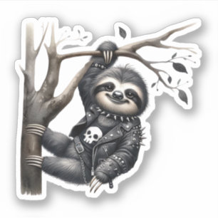 Goth Sloth Klistermärken
