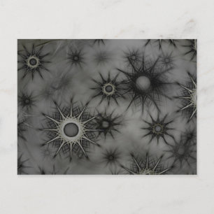 Goth snowflake-vykort vykort