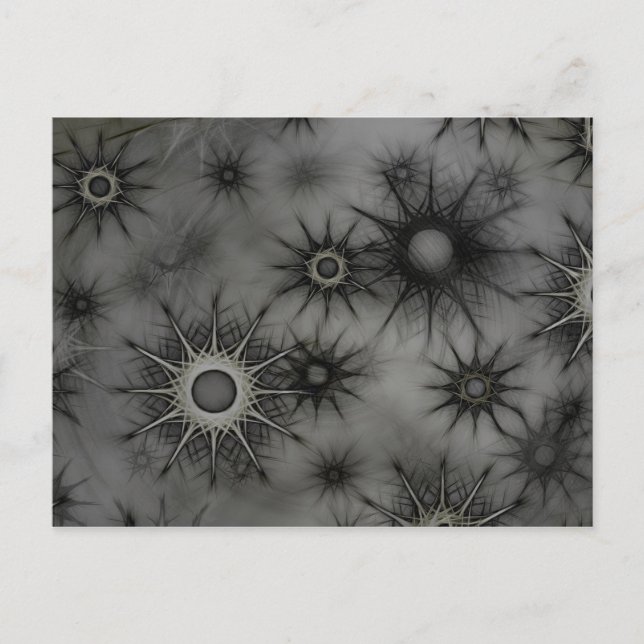 Goth snowflake-vykort vykort (Framsida)