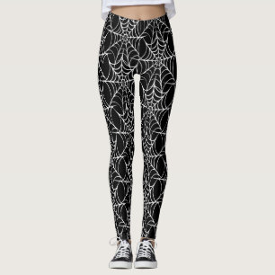 Goth spindelnät leggings