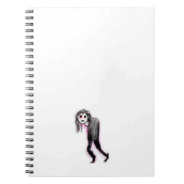 Goth Spiral Photo Notebook Anteckningsbok (Framsidan)