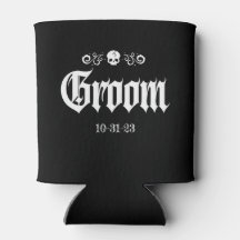 Goth spooky Halloween skallgroom T-Shirt