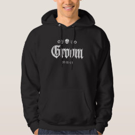 Goth spooky Halloween skallgroom T-Shirt Hoodie