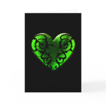 Goth St. Patrick Day Grönt Heart