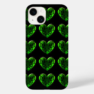 Goth St. Patrick's Day Grönt Heart iPhone 6 Fodral