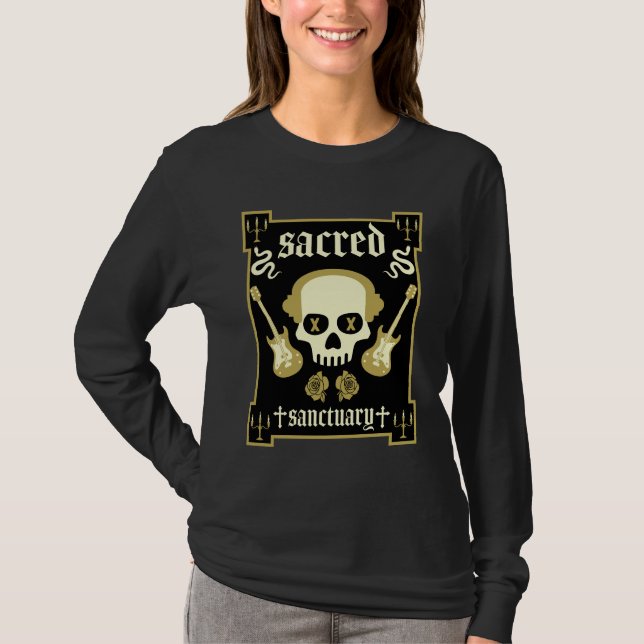 Goth Sten Mode T Shirt (Framsida)