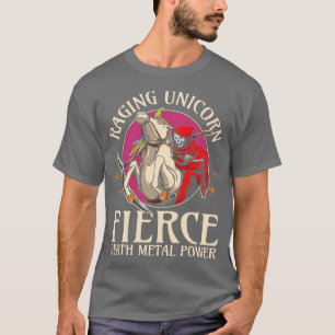 Goth Sten Satan Unicorn festivaler Metall 2 T Shirt