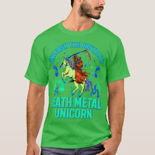 Goth Sten Satan Unicorn Festivales Metall 8 T Shirt