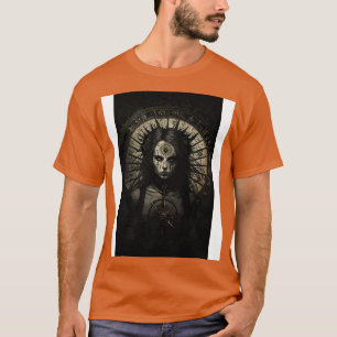 Goth Stil Tarot sinister Wheel of Fortune 4 T Shirt