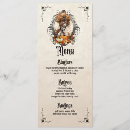 Goth Thanksgiving Flat Menu Meny