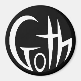 Goth (tryckbokstäver) magnet