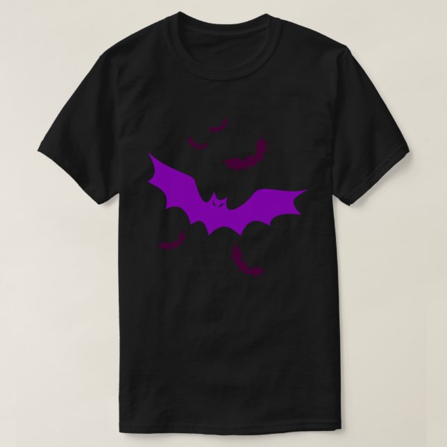Goth vampyrfladdermöss t shirt (Design framsida)