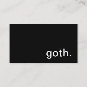 Goth visitkort